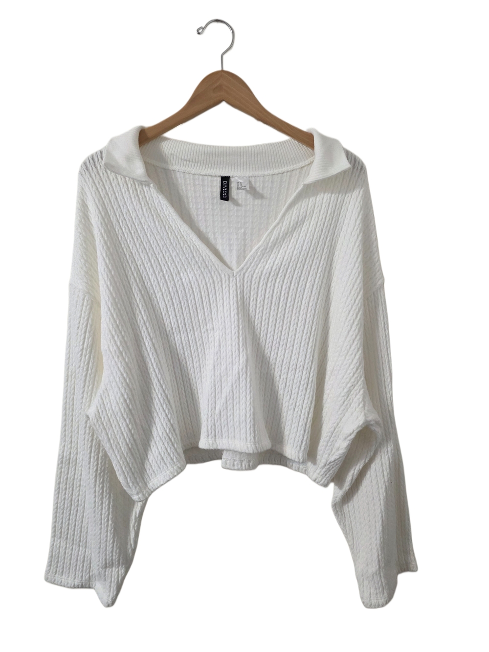 H&M Ribbed V-Neck Top - Picture 1 of 3